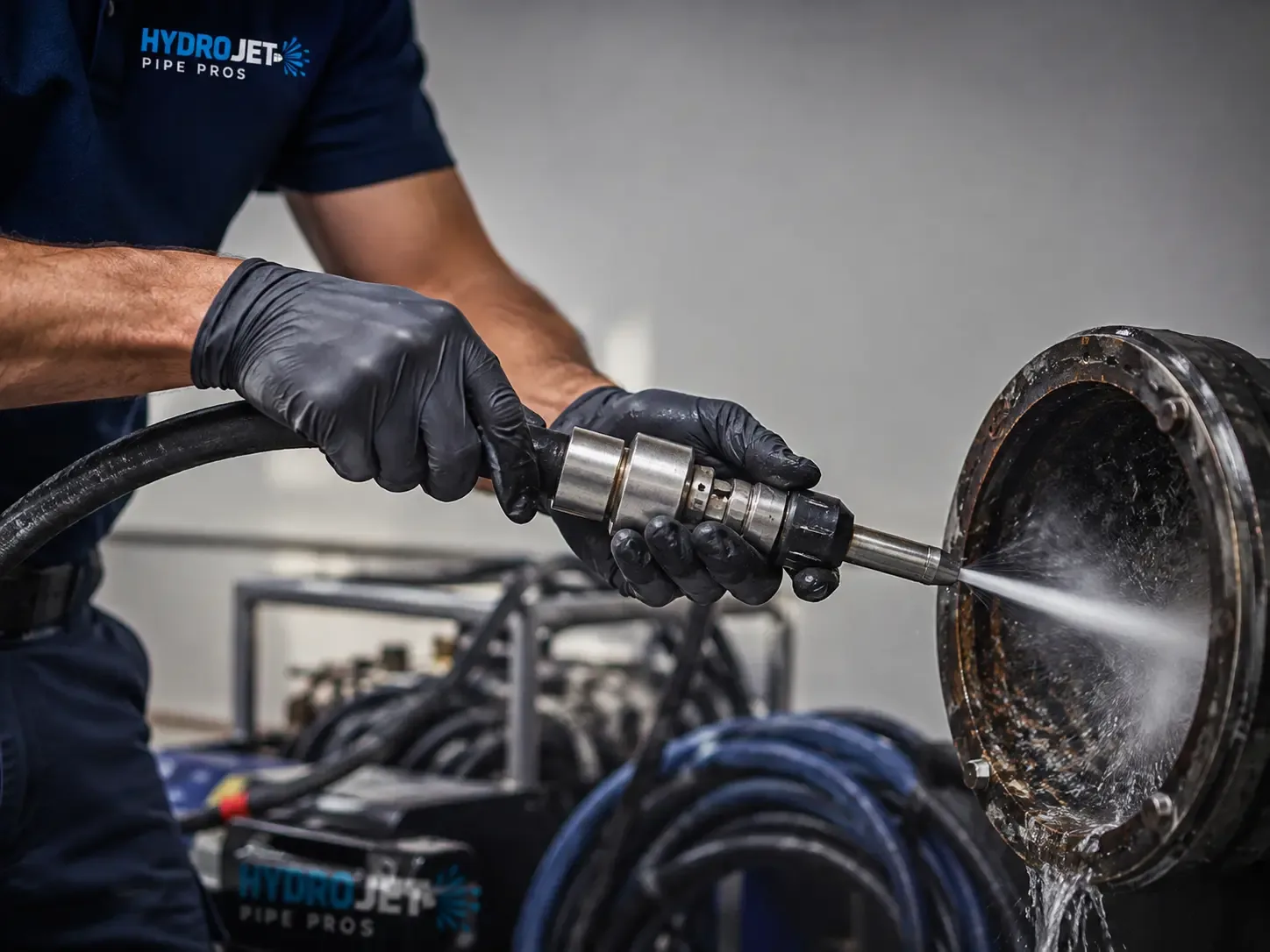 Hydro Jet Pipe Descaling in Driver, AR